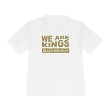 Load image into Gallery viewer, We Are Kings Tee — "Black Men Run" Motivational Athletic Shirt